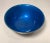 Vintage Silverplate and Blue Enameled Bowl For Sale In Los Angeles - Image 6 of 7