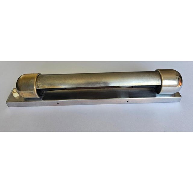 Vintage Bauhaus Art Deco Wall Lamp in Chrome, 1940s For Sale - Image 14 of 16