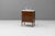 Marble top three drawer commode with leathered pull out. Inlaid parquetry drawer fronts and original brass mounts and...