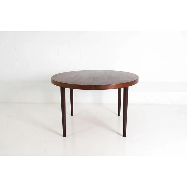 Mid-Century Modern Mid 20th Century Danish Modern Rosewood Dining Table For Sale - Image 3 of 13