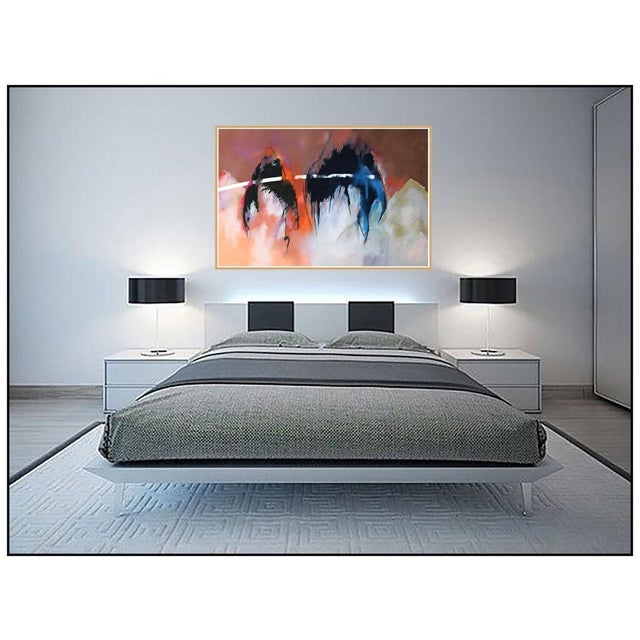 Message us to inquire about custom framing options! (Included for free with every purchase) The artwork here, "Evening...