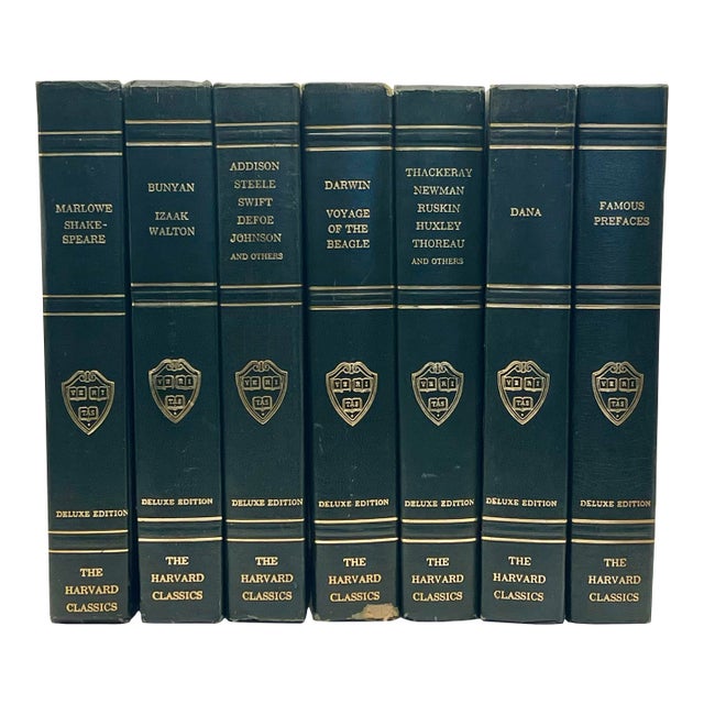 1960’s Harvard Classics Deluxe Edition- Set of Seven For Sale