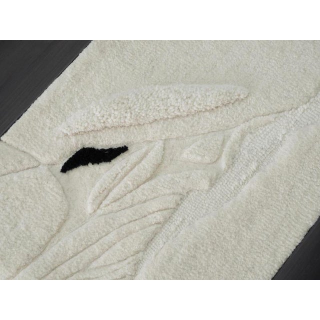 Metal Diptyque Wall Sculpture in Wool and Metal by Tina Tictone For Sale - Image 7 of 9