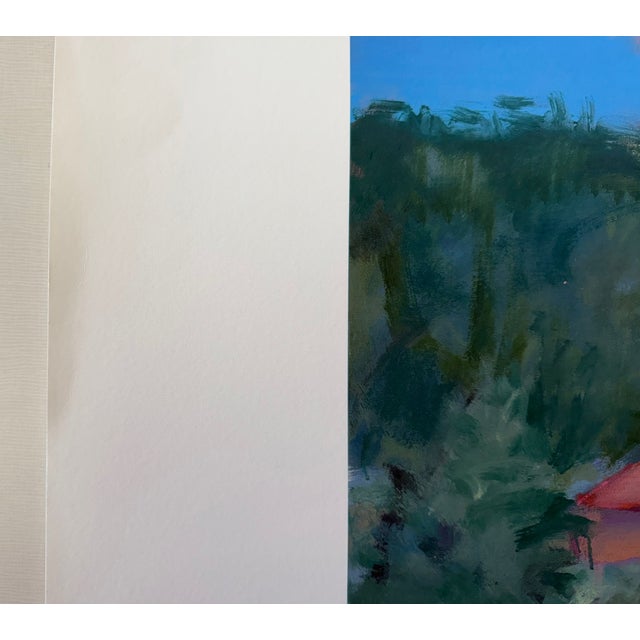 Early 21st Century, Untitled (Farm Landscape), Contemporary Impressionist, Archival Iris Giclee on Watercolor Paper, Artist Greg Osterhaus For Sale - Image 11 of 13