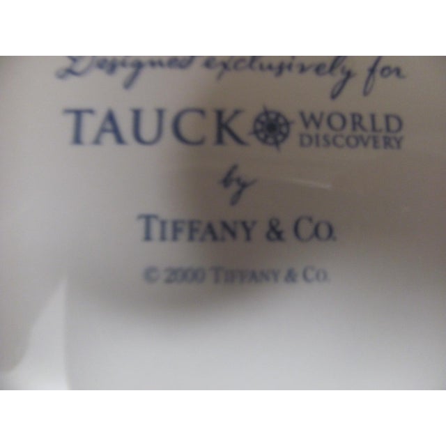 Ceramic Tiffany & Co. "World Discovery" Covered Bowl Made Exclusively for Tauck For Sale - Image 7 of 7