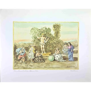 After Giorgio de Chirico, The Muses, Vintage Offset Print, 1962 For Sale