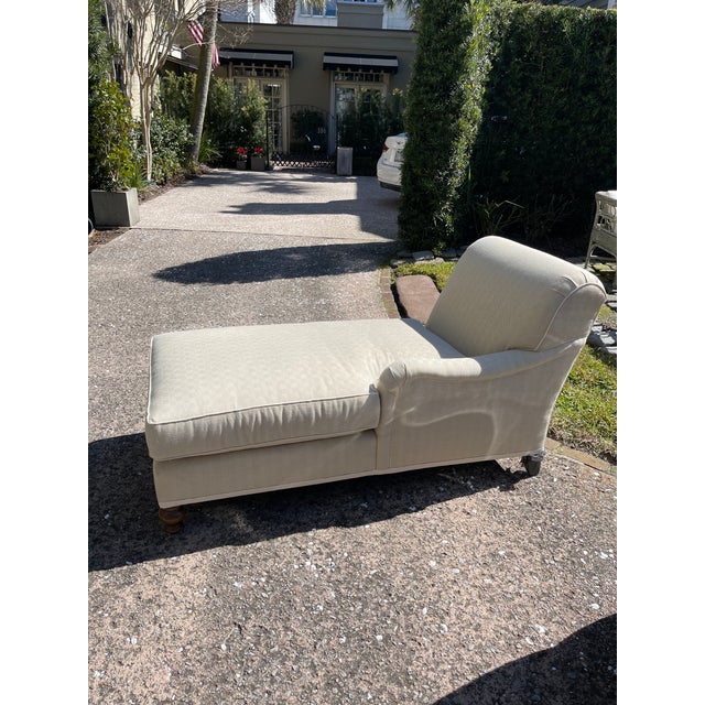 Custom Bridgewater Sectional Sofa With Chaises in Perennials Fabric