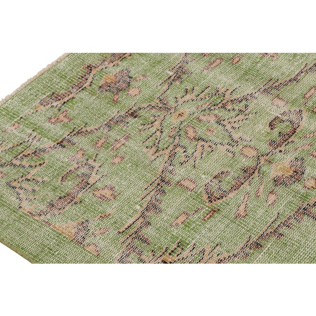 1960s Vintage Zeki Müren Art Deco Rug With Geometric Patterns For Sale In New York - Image 6 of 7