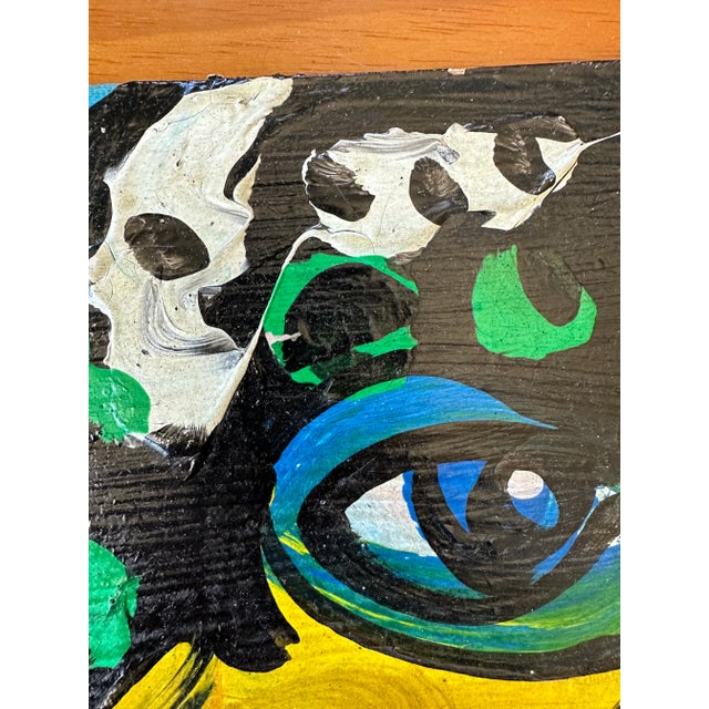 Paper “Paris Bar” Original Painting by Artist Peter Keil, 1967 For Sale - Image 7 of 8