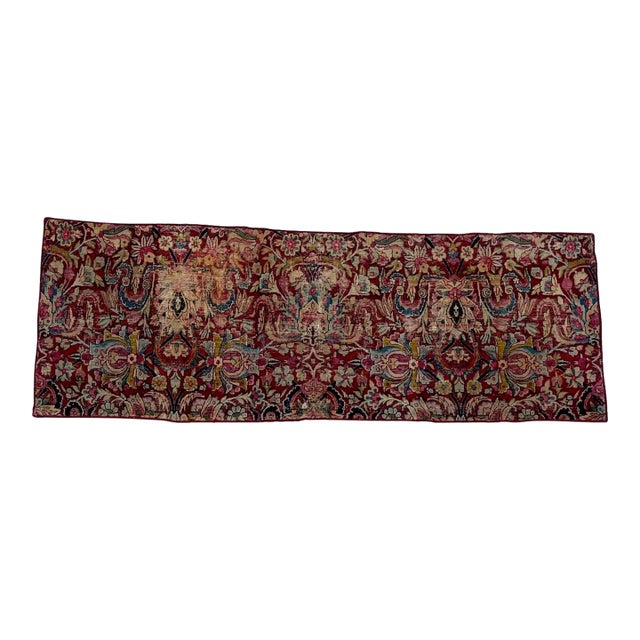 Antique Persian Lavar Fragment Runner, 2' X 5'10 For Sale