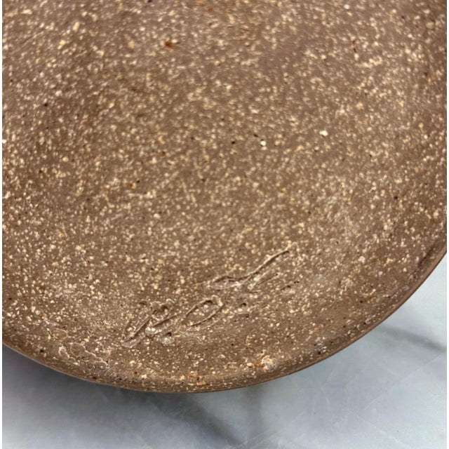 Gray Antique Primitive Farmhouse Stoneware Pottery Creamer Pitcher For Sale - Image 8 of 8