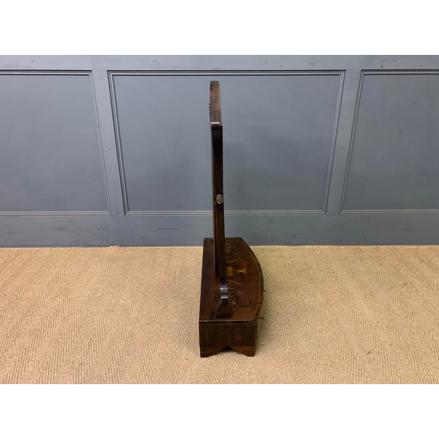 Large Scale Georgian Inlaid Toilet Mirror, 1800 For Sale - Image 4 of 13