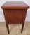 Mid-Century Bedside Table with Leather Top Lid, 1950 For Sale - Image 11 of 18