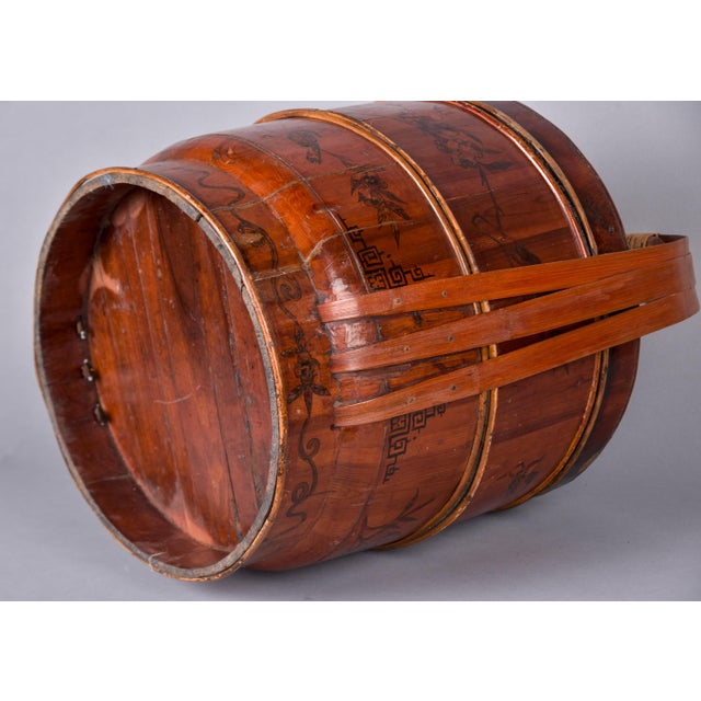 Chinese Lacquered Three-Tier Wedding Basket, Early 20th Century For Sale - Image 12 of 12