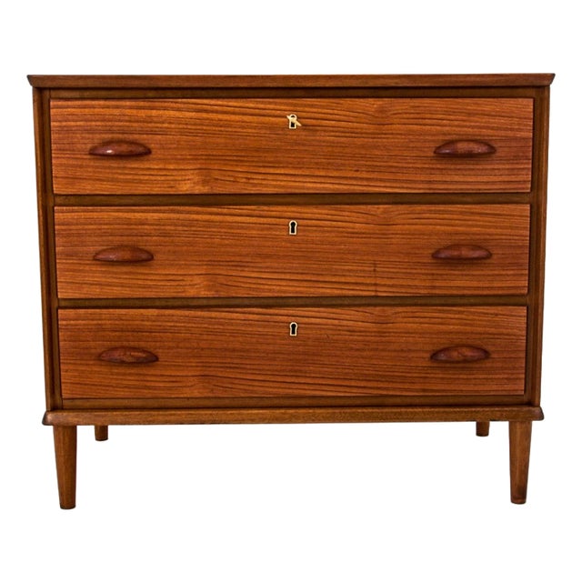Vintage Danish Chest of Drawers, 1960s For Sale