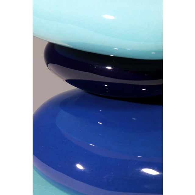 France Pebble Table Lamp by François Chatain, 1980s For Sale - Image 12 of 15