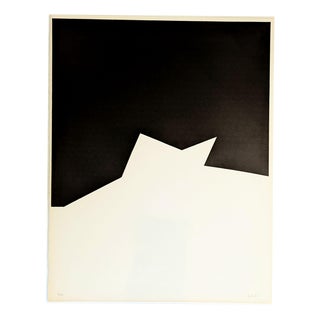 Emile Gilioli, Composition Black Wing, 20th Century, Lithograph For Sale