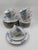 Ceramic Art Deco Blue Blossom 1382 Service for 8 from Hutschenreuther Arzberg, 1920s, Set of 24 For Sale - Image 7 of 18