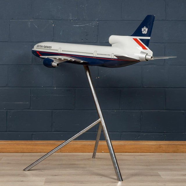 1990s Large Model Tristar Jet Plane with British Airways Landor Livery, England, 1990s For Sale - Image 5 of 18