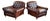 Bulgari Club Chairs in Leather from George Smith, 2010s, Set of 2 For Sale