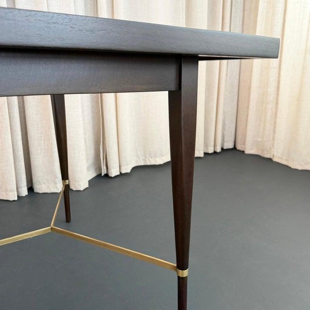 Black Ebonized Mahogany Extension Dining Table by Paul McCobb for Calvin Furniture For Sale - Image 8 of 10
