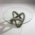 Transparent Coffee Table with Bronze Base, Late 20th Century For Sale - Image 8 of 10