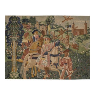 Depart Pour La Chasse Silkscreen Tapestry - 140 X 185 Cm (4'7" X 6'1") - Requires Rod Size 5 For Sale
