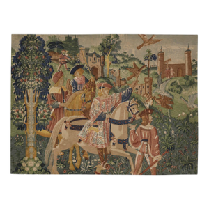 Depart Pour La Chasse Silkscreen Tapestry - 140 X 185 Cm (4'7" X 6'1") - Requires Rod Size 5