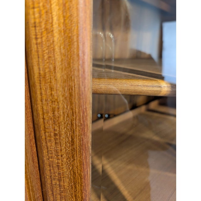 Danish Illuminated Teak Display Case, 1980s For Sale - Image 14 of 18