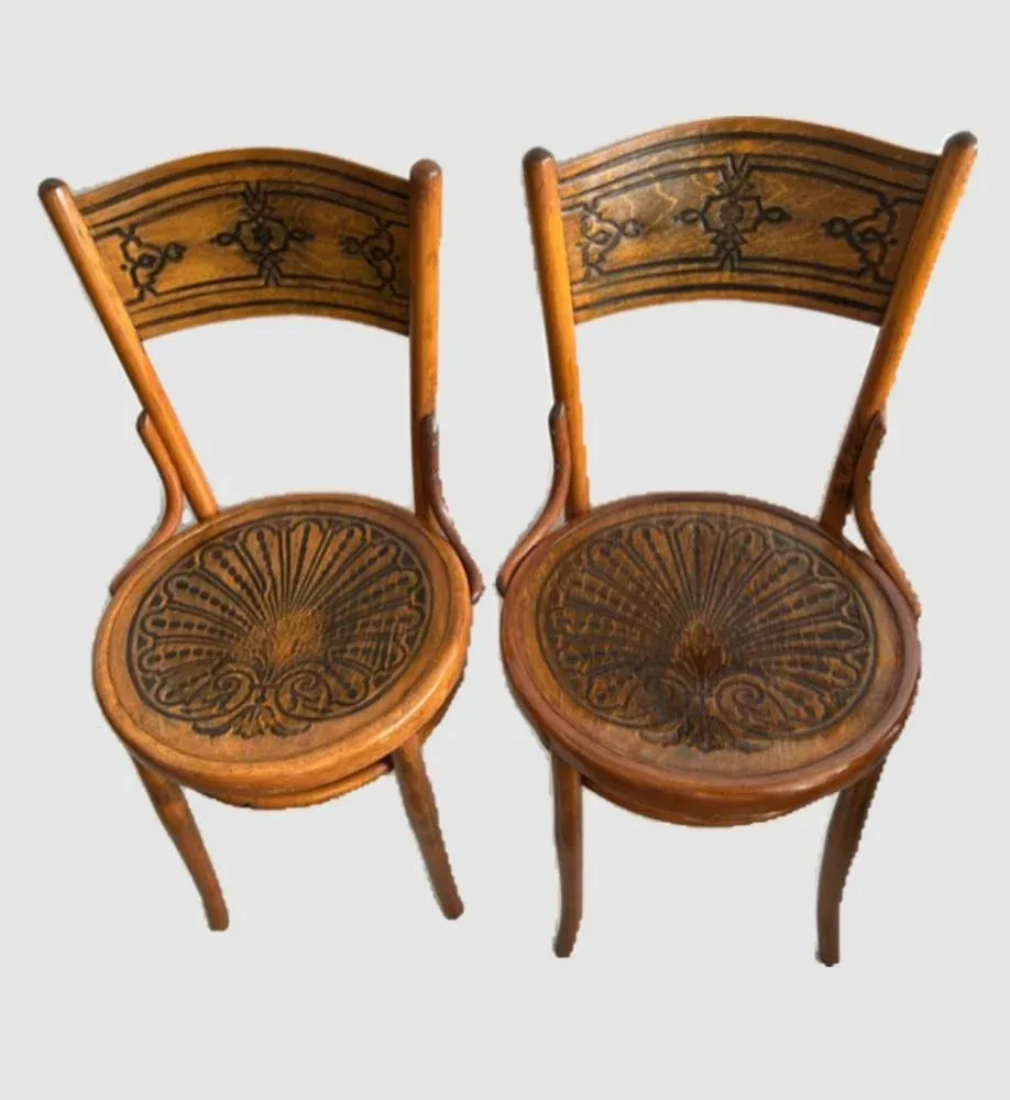 Nr. 204 Chairs by J. J. Kohn for Michael Thonet, 1907, Set of 2
