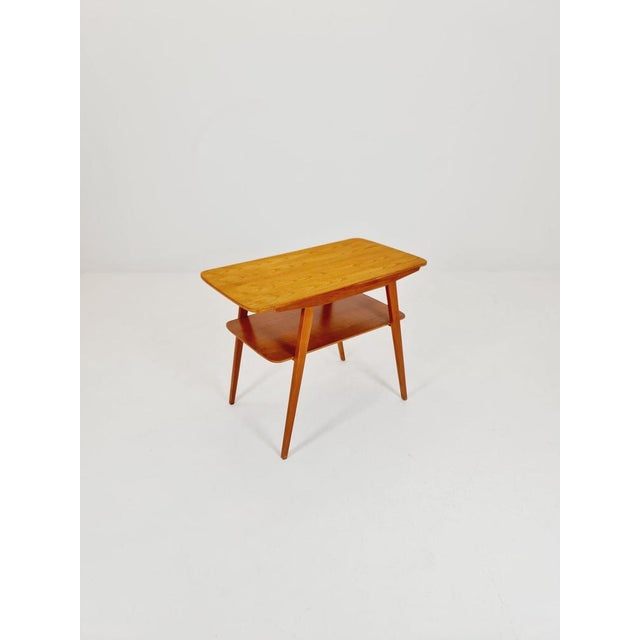 German Mid century Ash Coffe table, side tables by Else Möbelfabrik, 1960s Made in West Germany Good condition, no...