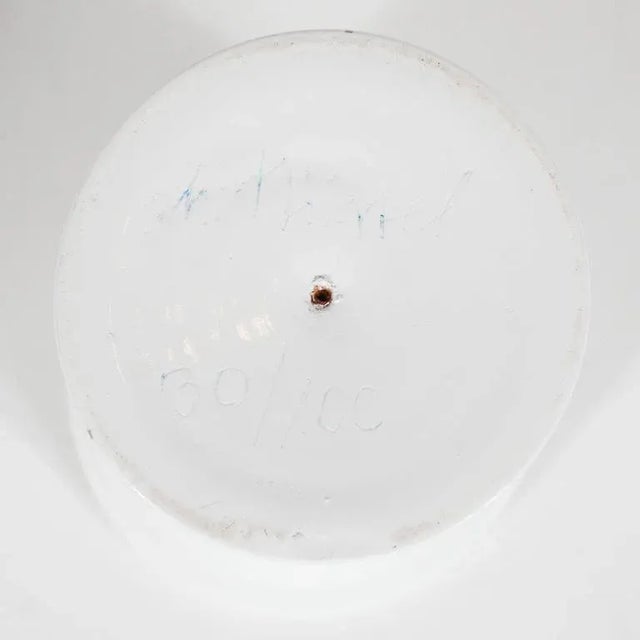 Wood Pop Art Sculpture of a Silver Egg by Herbert Distel, circa 1968 For Sale - Image 7 of 8