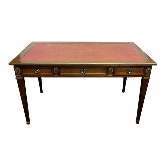 Early 20th Century Louis XVI Style Mahogany Writing Table For Sale