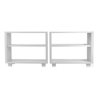 Contemporary NYC Custom Bookcases, Pair of For Sale