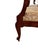 Wood Pair of French Provincial Mahogany Armchairs With Floral Upholstery For Sale - Image 7 of 11