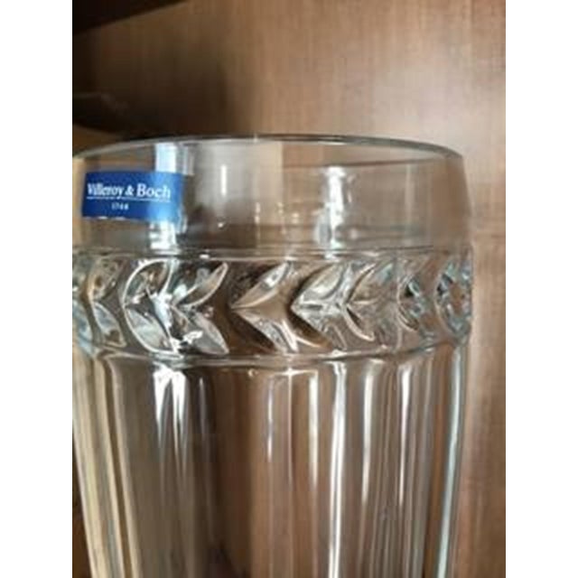 Villeroy & Boch Lead Crystal Faceted Vase Chairish