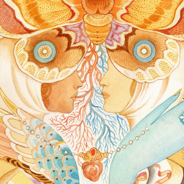 "The Quirky Riddles of Love" Original by Vikki Zhang From the Alice in Wonderland Collection For Sale - Image 4 of 4