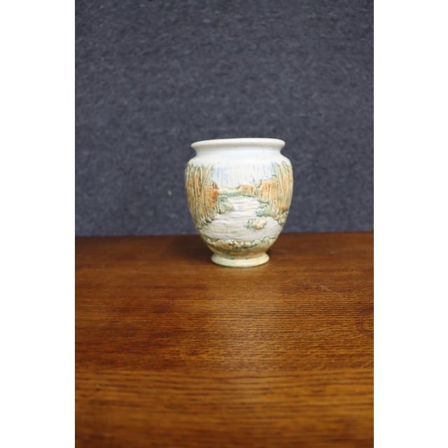 Weller Glendale Bird Motif Art Pottery Vase For Sale - Image 13 of 14