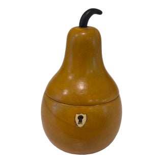 Antique Pear Shaped Tea Caddy For Sale