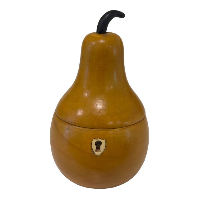 Antique Pear Shaped Tea Caddy For Sale