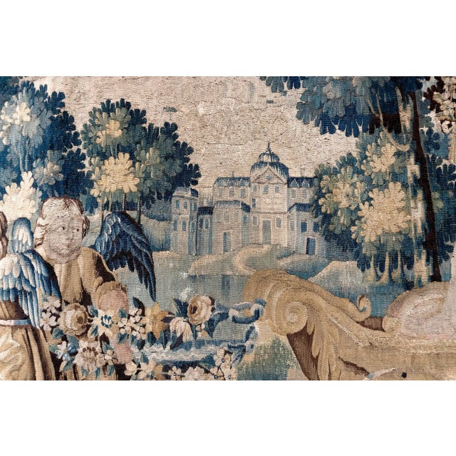 17th Century XVII Century Aubusson Tapestry "Diane in the Forest" For Sale - Image 5 of 9