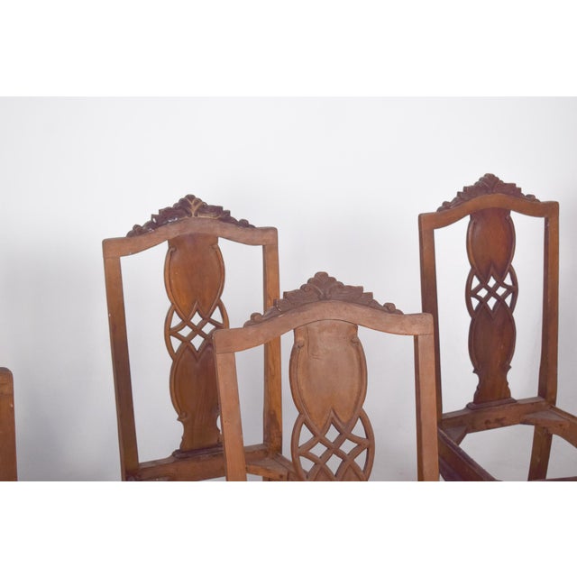 Portuguese Dining Chairs, 1890s, Set of 6 For Sale - Image 6 of 10