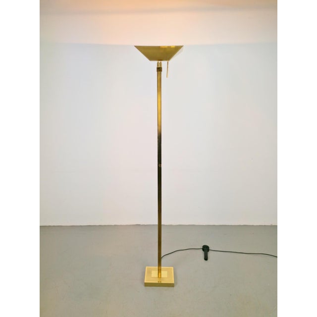 Vintage Brass Floor Lamp from Deknudt, 1970s For Sale - Image 6 of 17