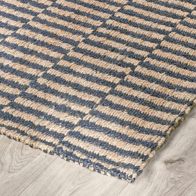 Contemporary Laguna Jute Natural Ocean Rug - 2 X 3 For Sale - Image 3 of 5