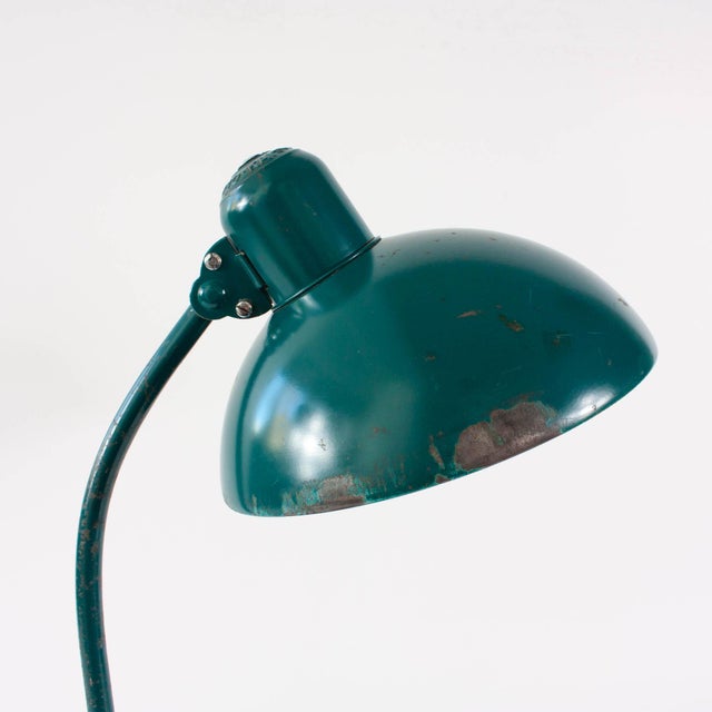 Vintage 6556 Table Lamp in Sea-Green by Christian Dell for Kaiser Idell, 1950s For Sale - Image 14 of 18