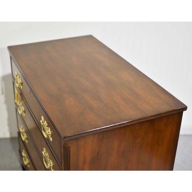 Brown 1960s Chippendale Style Mahogany Chest by Kittinger of Buffalo New York For Sale - Image 8 of 14