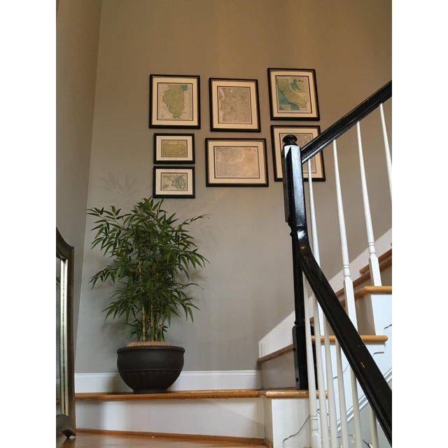 1940s Framed San Francisco Vintage Map - Authentic 1946 San Francisco Map For Sale - Image 5 of 5