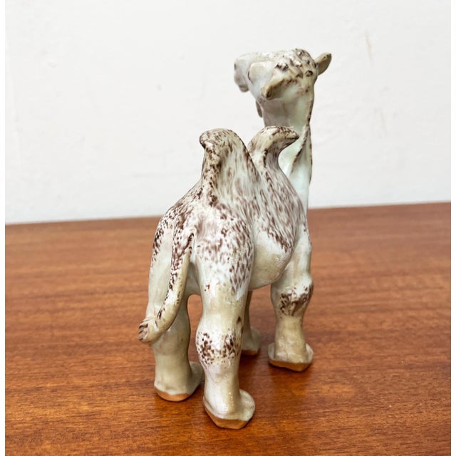German Studio Pottery Camel and Rhino Figures from Hamelner Töpferei, 1970s, Set of 2 For Sale - Image 15 of 18