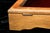 Vintage Tabletop Burl Wood and Glass Keyed Collector’s Display Box For Sale - Image 18 of 18