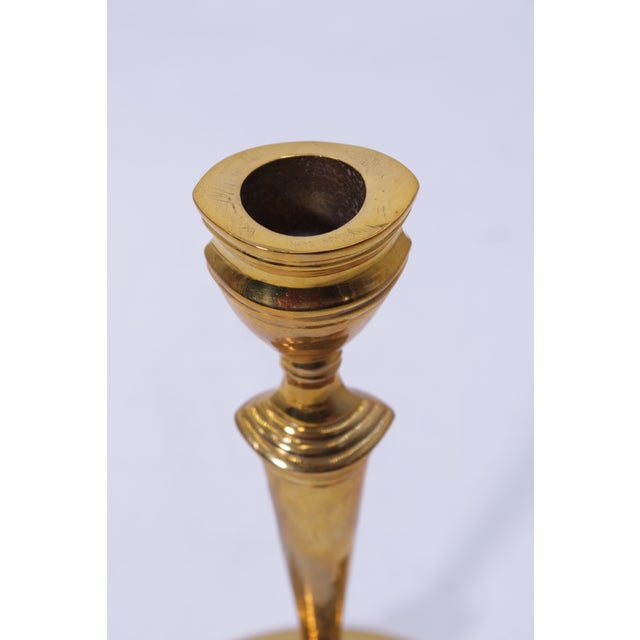 Mottahedeh Historic Natchez Brass Candlestick For Sale - Image 10 of 12